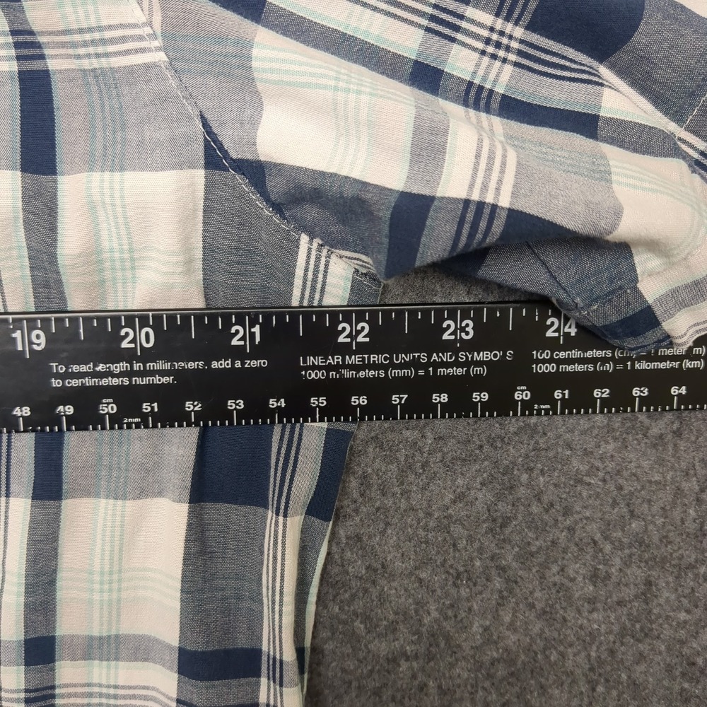 Columbia Mens Regular Fit Plaid Short Sleeve Button Down Shirt Size‎ M - Picture 9 of 11